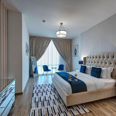 Durrani Homes - Lux 1Br At Al Habtoor Amna Tower Dubai Exteriör bild