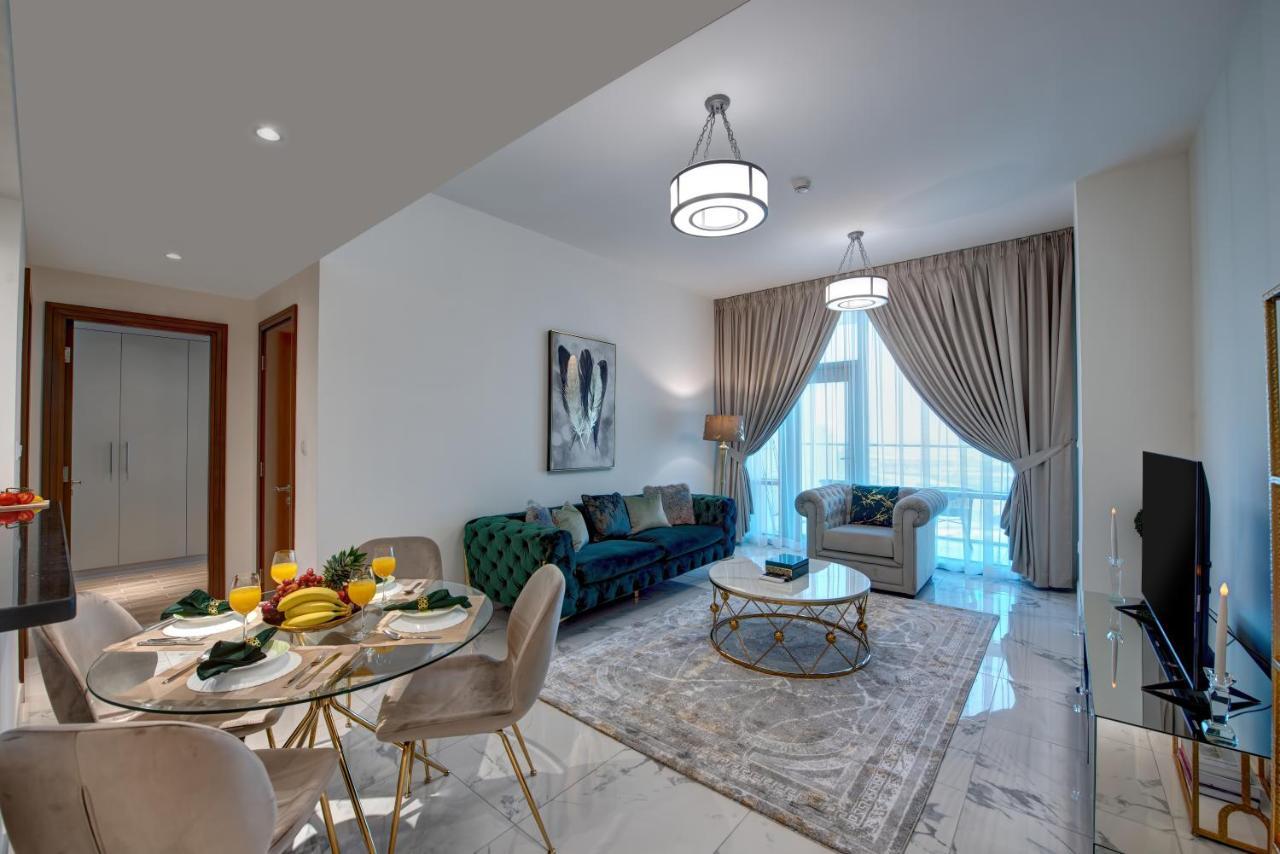 Durrani Homes - Lux 1Br At Al Habtoor Amna Tower Dubai Exteriör bild