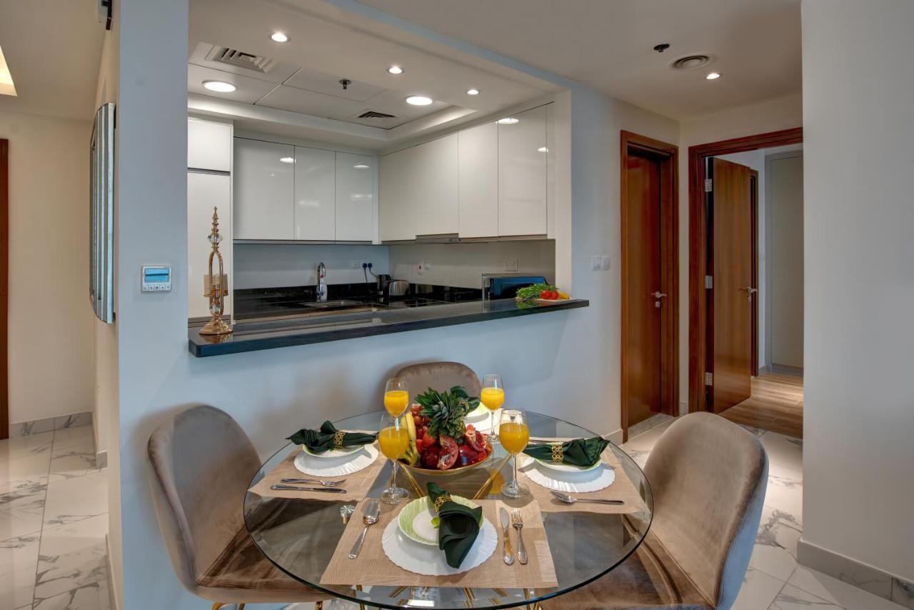 Durrani Homes - Lux 1Br At Al Habtoor Amna Tower Dubai Exteriör bild