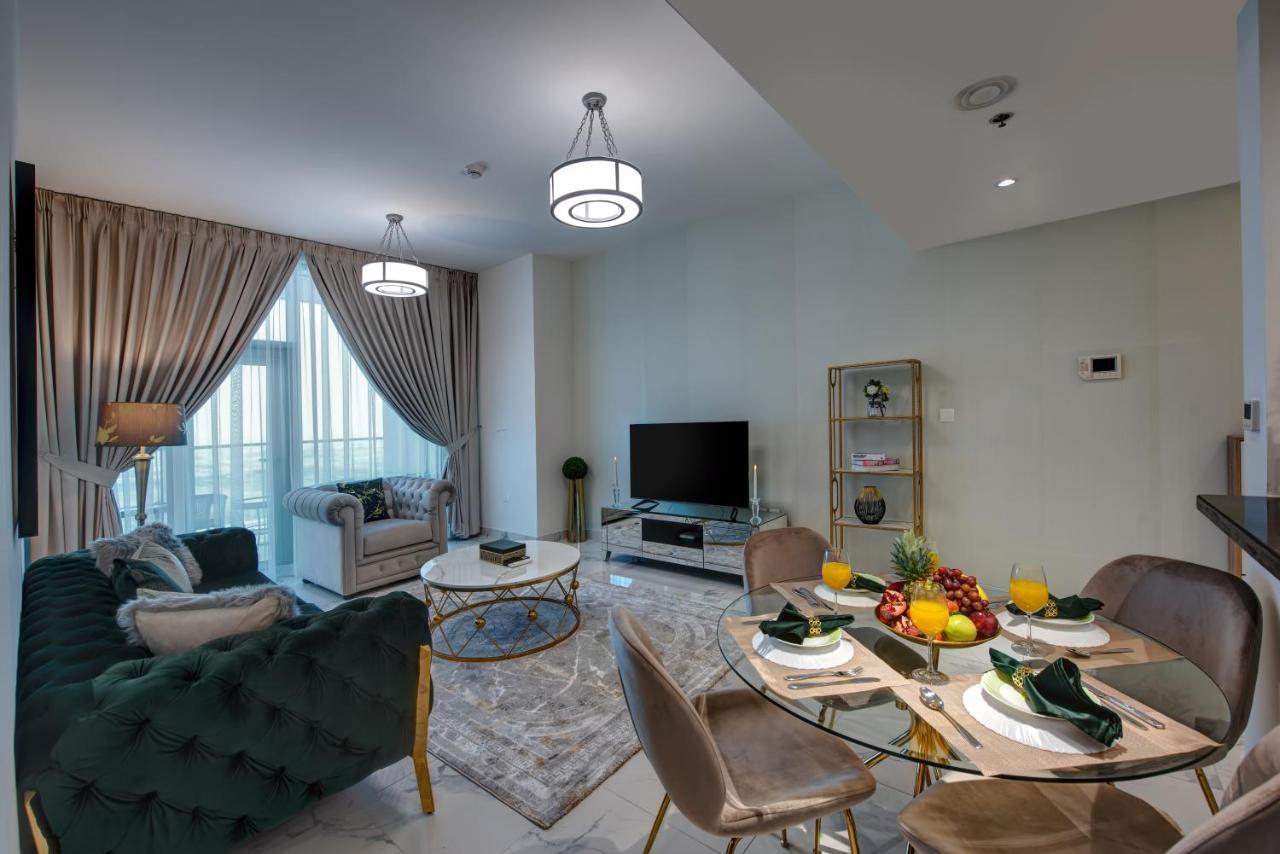 Durrani Homes - Lux 1Br At Al Habtoor Amna Tower Dubai Exteriör bild