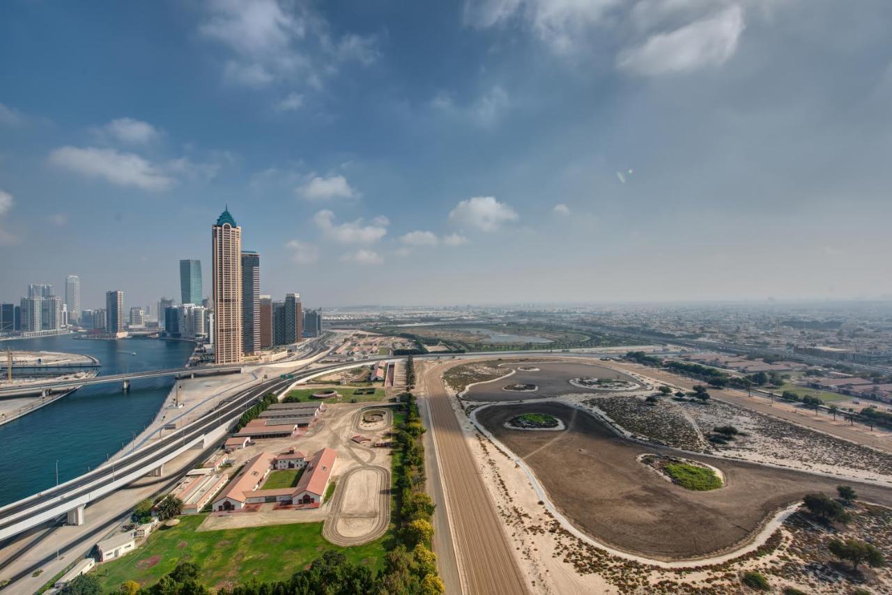 Durrani Homes - Lux 1Br At Al Habtoor Amna Tower Dubai Exteriör bild
