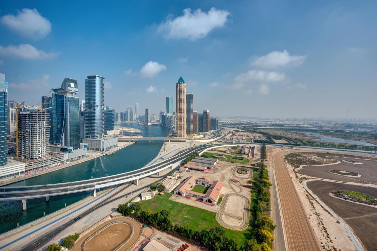 Durrani Homes - Lux 1Br At Al Habtoor Amna Tower Dubai Exteriör bild