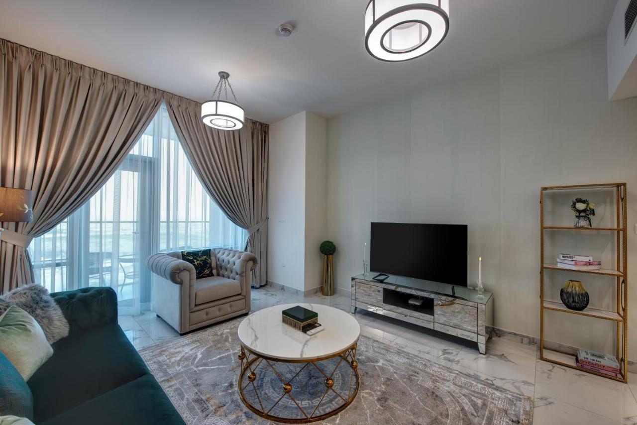 Durrani Homes - Lux 1Br At Al Habtoor Amna Tower Dubai Exteriör bild